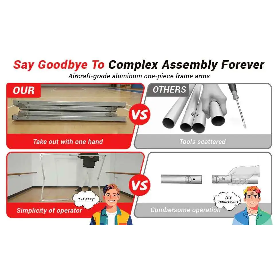 Indoor Golf Simulators Enclosure 10 X 8FT with HD Impact Screen & Durable Aluminum Frame,30 Minutes Quick Setup Golf Simulators Equipment for Home, Backyard & Garage